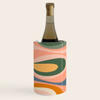 Abstract Mod Thang Multicolor Retro Modern Abstract Pattern Wine Chiller Gallery Image 1