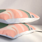 Abstract Mod Thang Multicolor Retro Modern Abstract Pattern Pillow Sham Gallery Image 3