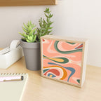 Abstract Mod Thang Multicolor Retro Modern Abstract Pattern Mini Art Print Gallery Image 2