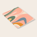 Abstract Mod Thang Multicolor Retro Modern Abstract Pattern Notebook Gallery Image 2