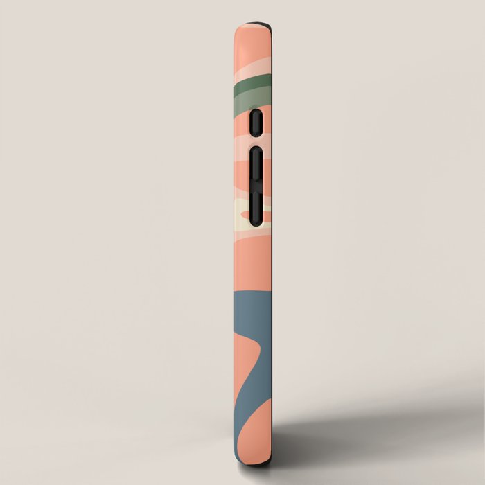 Abstract Mod Thang Multicolor Retro Modern Abstract Pattern iPhone Case Gallery Image 2