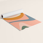 Abstract Mod Thang Multicolor Retro Modern Abstract Pattern Yoga Mat Gallery Image 2