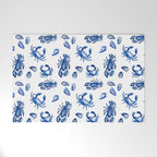 Blue and White Sea Life II Welcome Mat Gallery Image 1