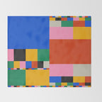 Pixels: Bauhaus Edition Throw Blanket Gallery Image 2