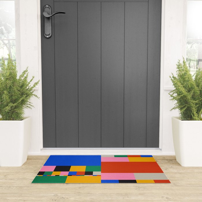 Pixels: Bauhaus Edition Welcome Mat Gallery Image 3