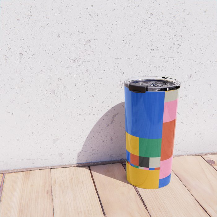 Pixels: Bauhaus Edition Travel Mug Gallery Image 4