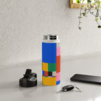 Pixels: Bauhaus Edition Water Bottle Gallery Image 4