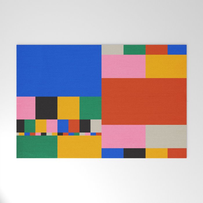Pixels: Bauhaus Edition Welcome Mat Gallery Image 1