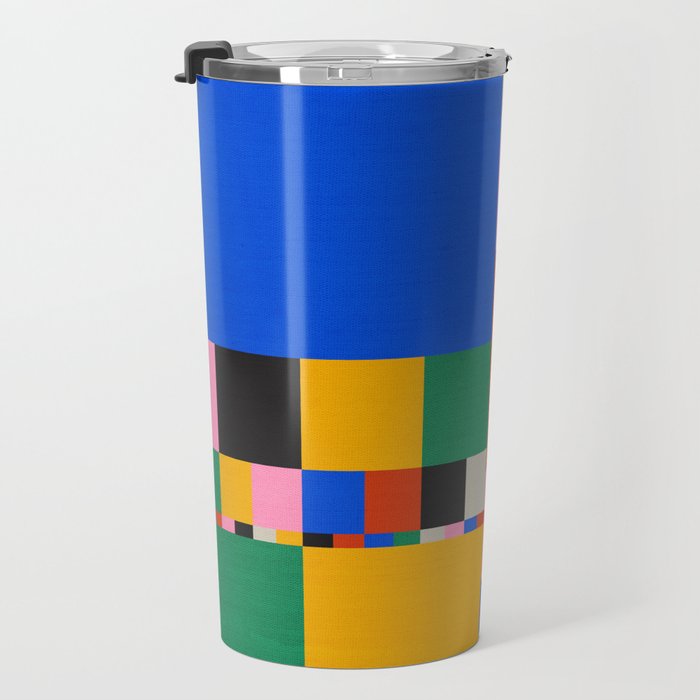 Pixels: Bauhaus Edition Travel Mug Gallery Image 3