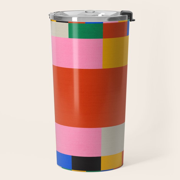 Pixels: Bauhaus Edition Travel Mug Gallery Image 2