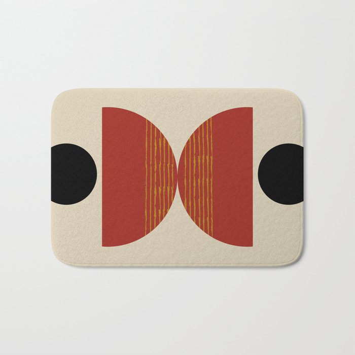 half moon abstract  Bath Mat Gallery Image 1