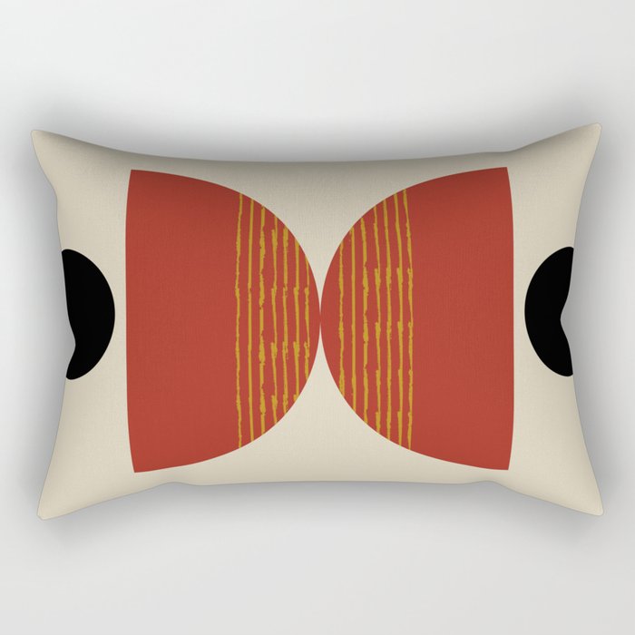 half moon abstract  Rectangular Pillow Gallery Image 2