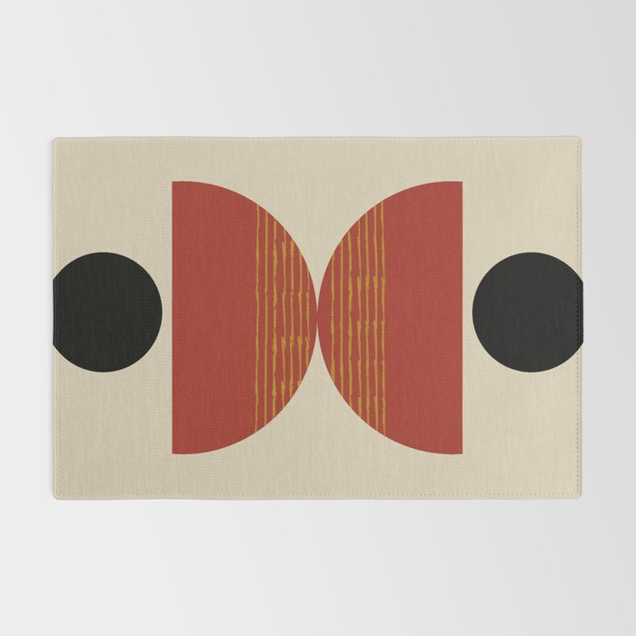 half moon abstract  Rug Gallery Image 2