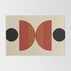 half moon abstract  Rug Gallery Image 2