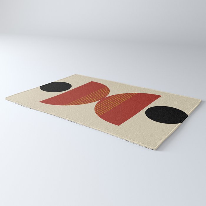 half moon abstract  Rug Gallery Image 3