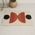 half moon abstract  Rug Gallery Image 1