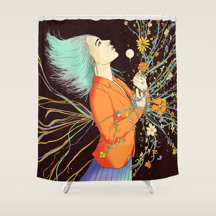 Stabbed in the Back and Still Blooming Shower Curtain Gallery Image 1