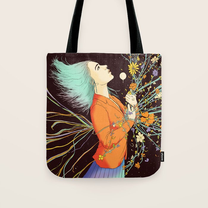 Stabbed in the Back and Still Blooming Tote Bag Gallery Image 1