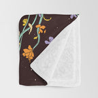 Stabbed in the Back and Still Blooming Throw Blanket Gallery Image 3