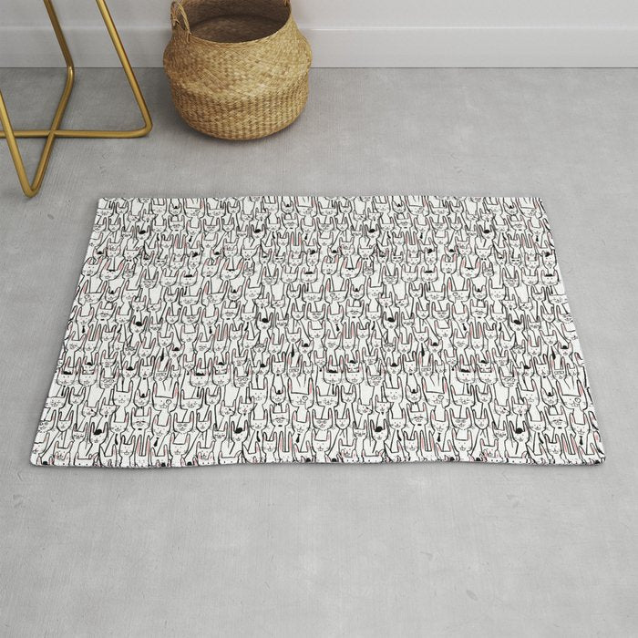 Bunny family Rug Gallery Image 1