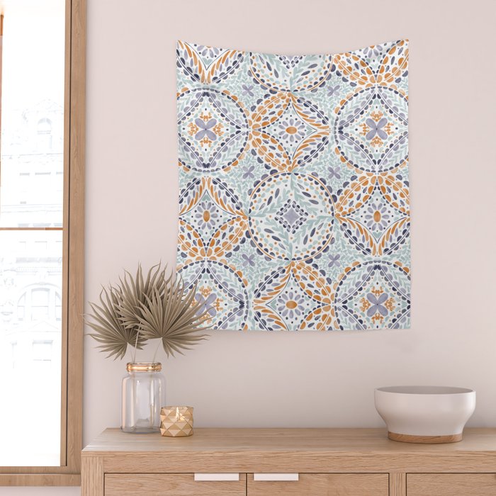 Artsy Leaf Symphony Wall Tapestry Gallery Image 2