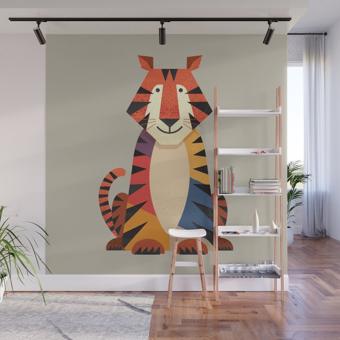 Tiger Wall Mural Gallery Image 1
