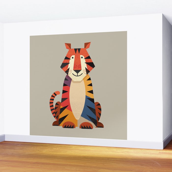 Tiger Wall Mural Gallery Image 2