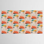 Cat and Plant 47: Mushroom Cats Tablecloth Gallery Image 2