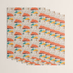 Cat and Plant 47: Mushroom Cats Wrapping Paper Gallery Image 3