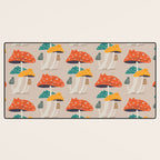 Cat and Plant 47: Mushroom Cats Desk Mat Gallery Image 3