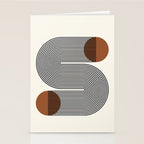 Abstraction_SUN_LINE_POP_ART_Minimalism_S001S Stationery Card Gallery Image 2