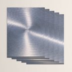 Silver Metallic Stainless Steel Pattern Wrapping Paper Gallery Image 3