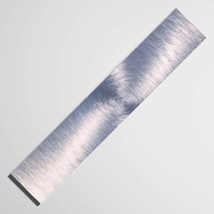 Silver Metallic Stainless Steel Pattern Table Runner Gallery Image 3