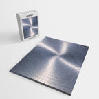 Silver Metallic Stainless Steel Pattern Jigsaw Puzzle Gallery Image 2
