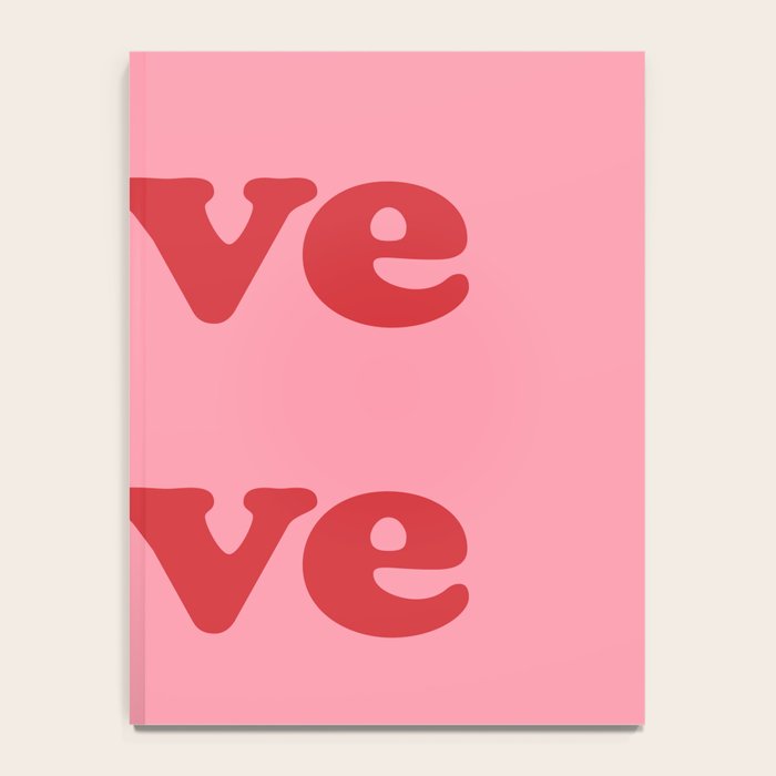 Love - pink and red Notebook Gallery Image 4