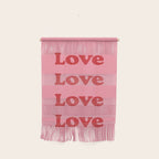 Love - pink and red Wall Hanging Gallery Image 1