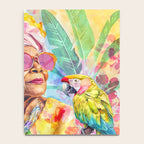 Tropical Grace And Ageless Elegance Without Limits Female Portrait Notebook Gallery Image 4