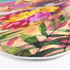 Tropical Grace And Ageless Elegance Without Limits Female Portrait Bath Mat Gallery Image 3