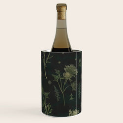 Full Moon Forest - Dreaming Crescent Moon Botanical  Wine Chiller Gallery Image 1