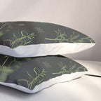 Full Moon Forest - Dreaming Crescent Moon Botanical  Pillow Sham Gallery Image 3