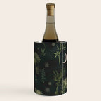 Full Moon Forest - Dreaming Crescent Moon Botanical  Wine Chiller Gallery Image 3
