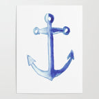 Watercolor Anchor Poster Gallery Image 4