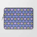 Mid-century Modern Pattern - Blue Laptop Sleeve Gallery Image 1