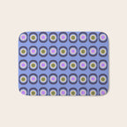 Mid-century Modern Pattern - Blue Bath Mat Gallery Image 1