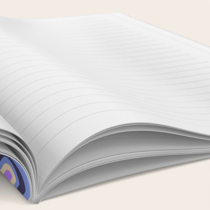 Mid-century Modern Pattern - Blue Notebook Gallery Image 2