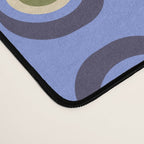 Mid-century Modern Pattern - Blue Desk Mat Gallery Image 4