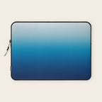 Sky and Ocean Blue Ombre Laptop Sleeve Gallery Image 1