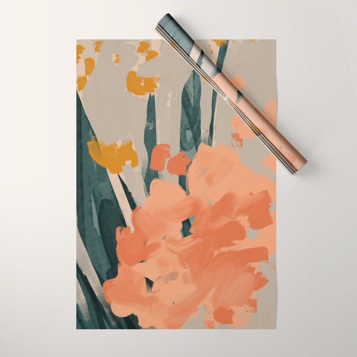 Bouquet Of Summer Citrus Wrapping Paper Gallery Image 1