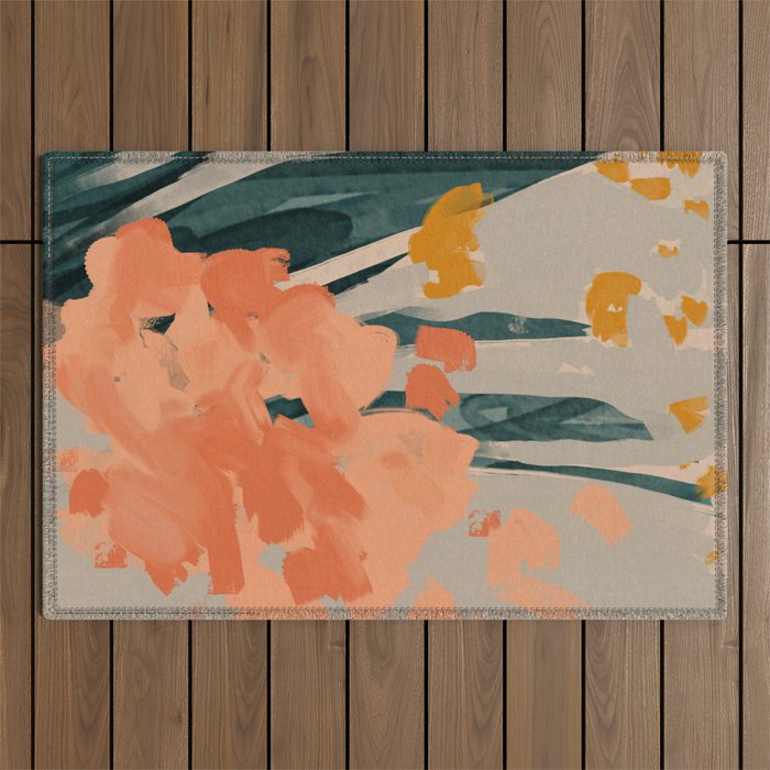 Bouquet Of Summer Citrus Outdoor Rug Gallery Image 1