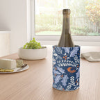 Wonderful ditsy holiday joy blue Wine Chiller Gallery Image 4